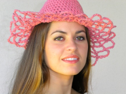 Lace Cowboy Hat - Organic Cotton